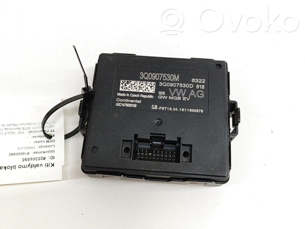 Volkswagen Golf VII Módulo de control Gateway 