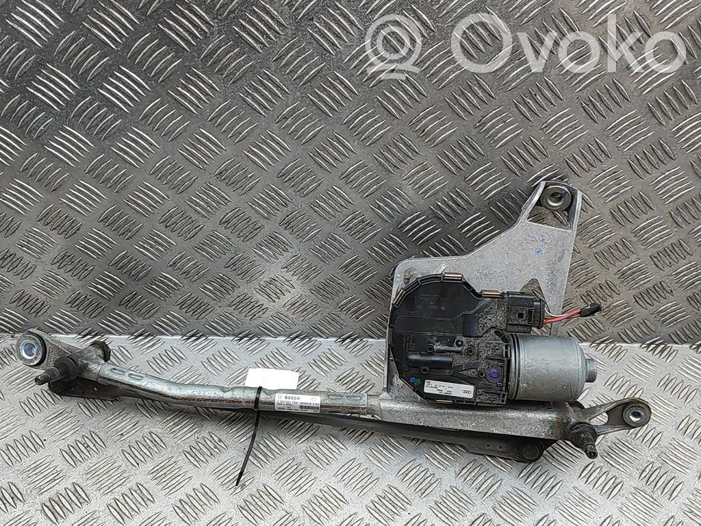 Audi Q7 4M Mechanizm i silniczek wycieraczek szyby przedniej / czołowej 