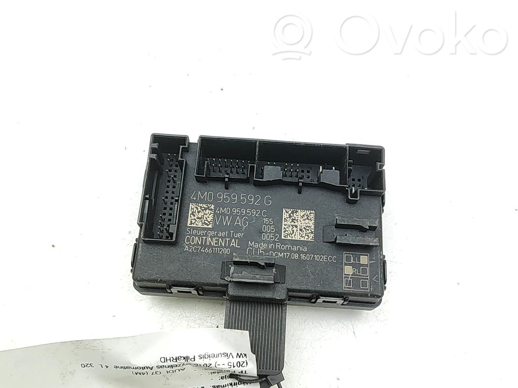 Audi Q7 4M Door control unit/module 