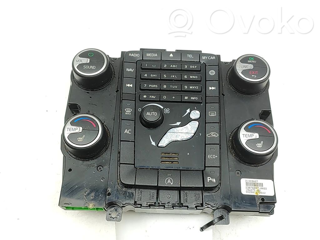 Volvo S60 Interior fan control switch 