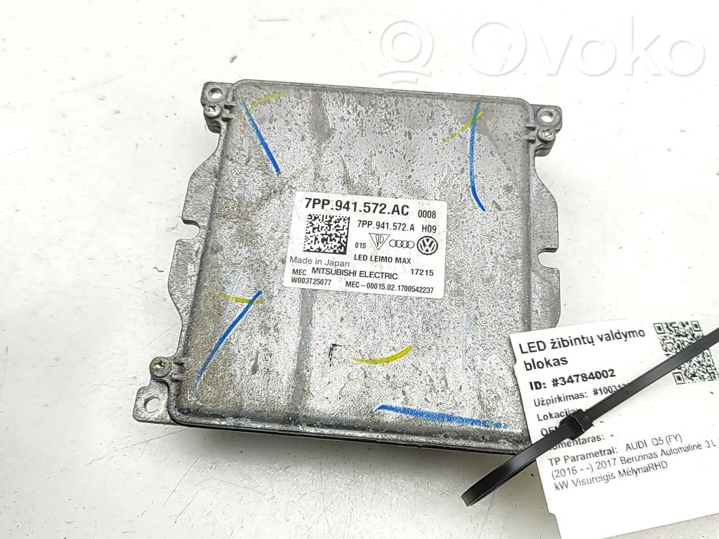 Audi Q5 SQ5 FY Module de contrôle de ballast LED 
