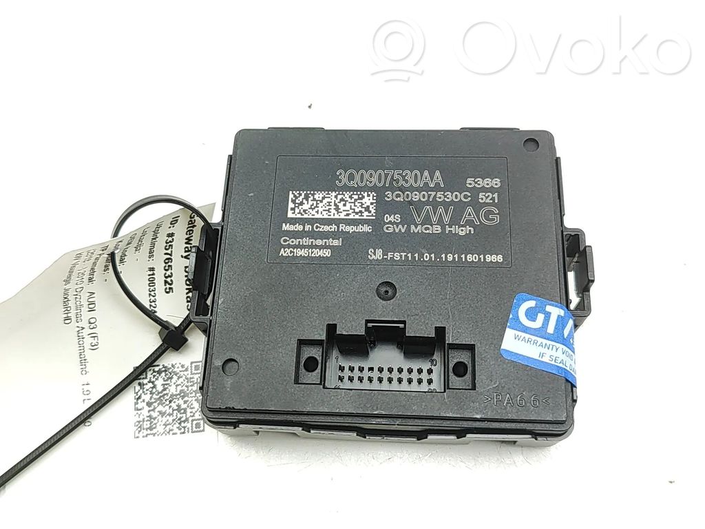 Módulo de control Gateway   3Q0907530AA,A2C1945120450