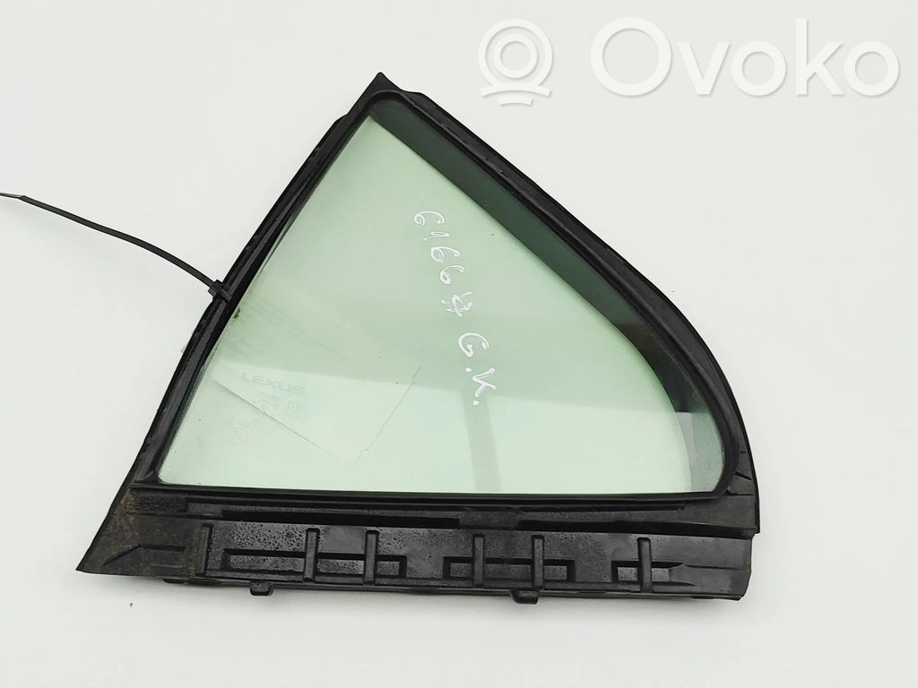 Lexus IS III XE30 Ventanilla de ventilación de la puerta trasera 