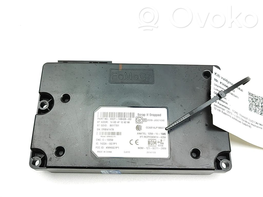 Unidad de control/módulo de bluetooth   EK2T14B428ED