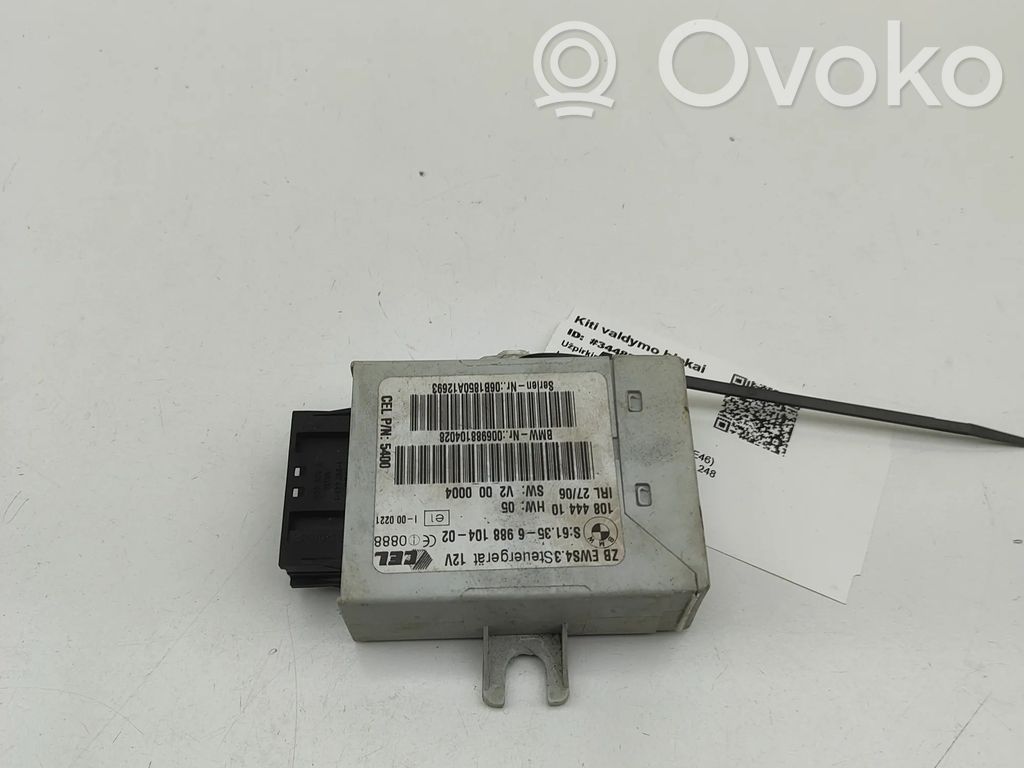 BMW 3 E46 Unité de commande dispositif d'immobilisation 
