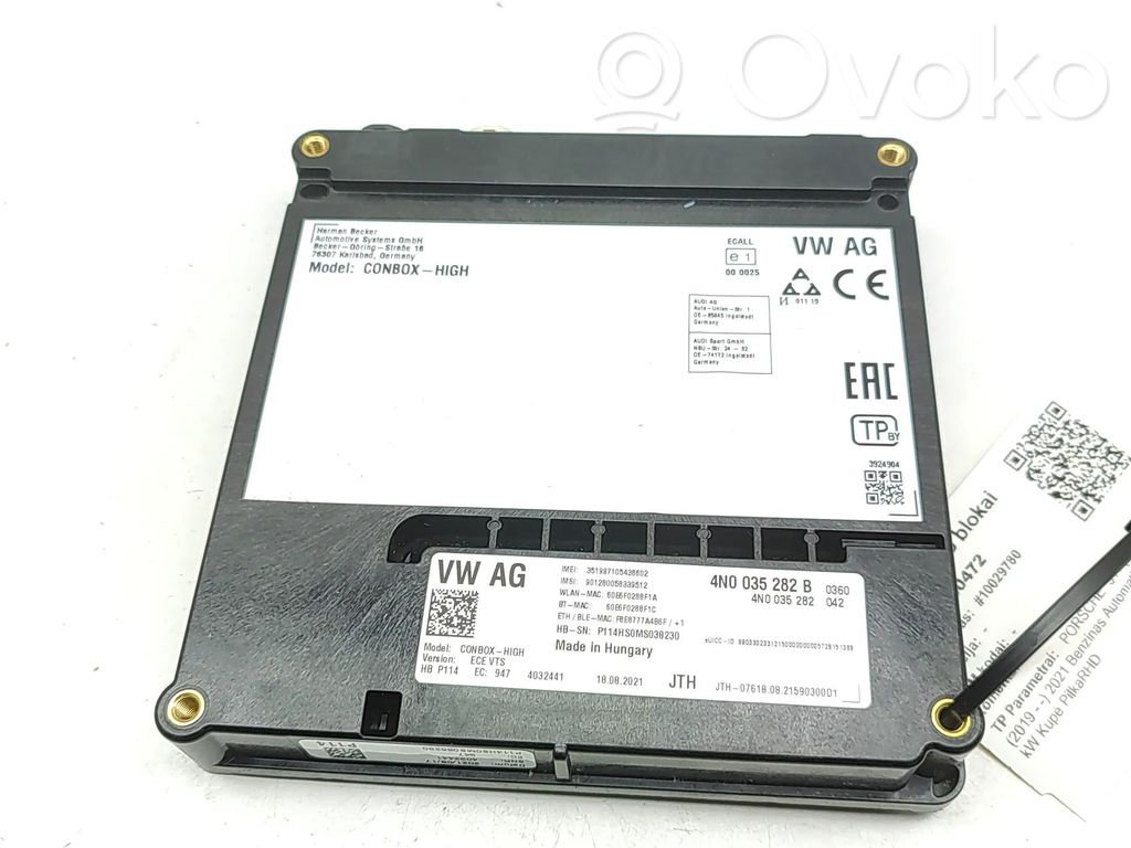Porsche 911 992 Unitate/modul control telefon 