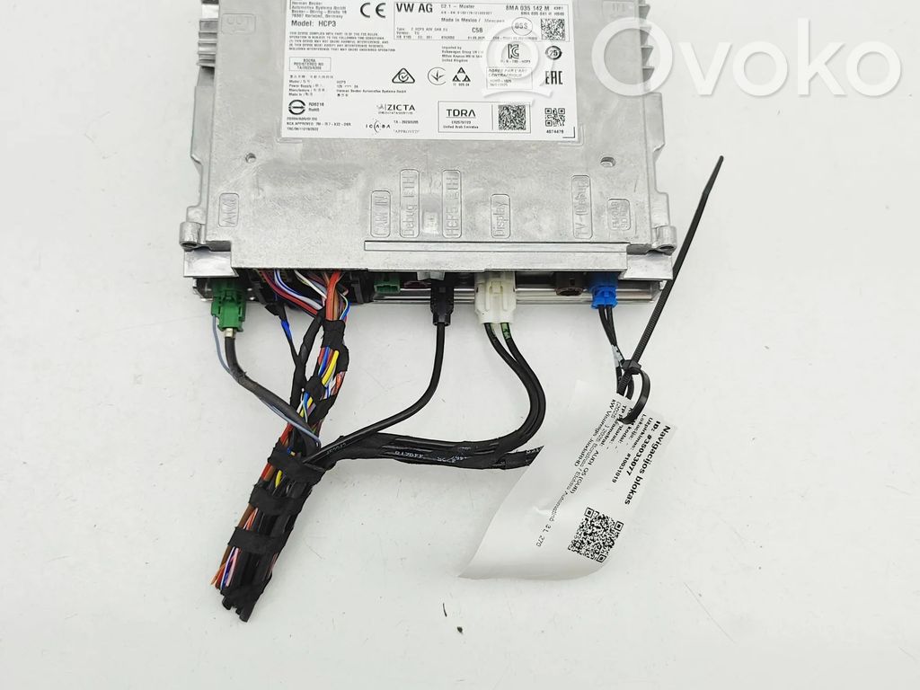 Panel / Radioodtwarzacz CD/DVD/GPS   8MA035041H,8MA035142M