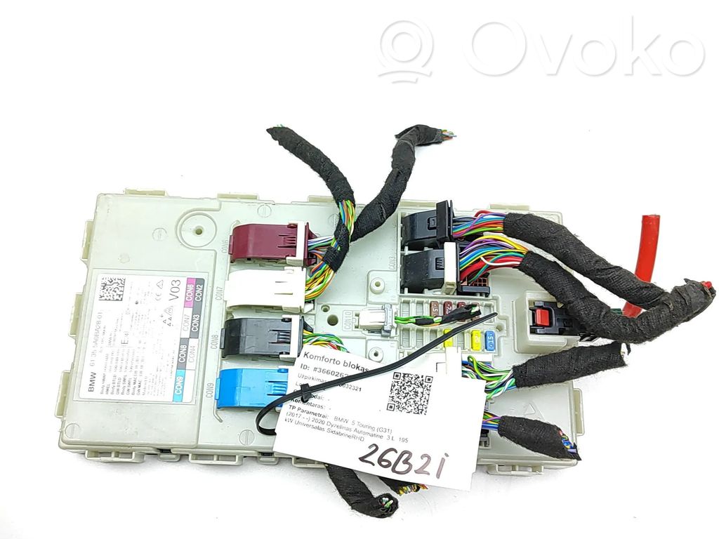 BMW 5 G30 G31 G38 Modulo di controllo del corpo centrale 
