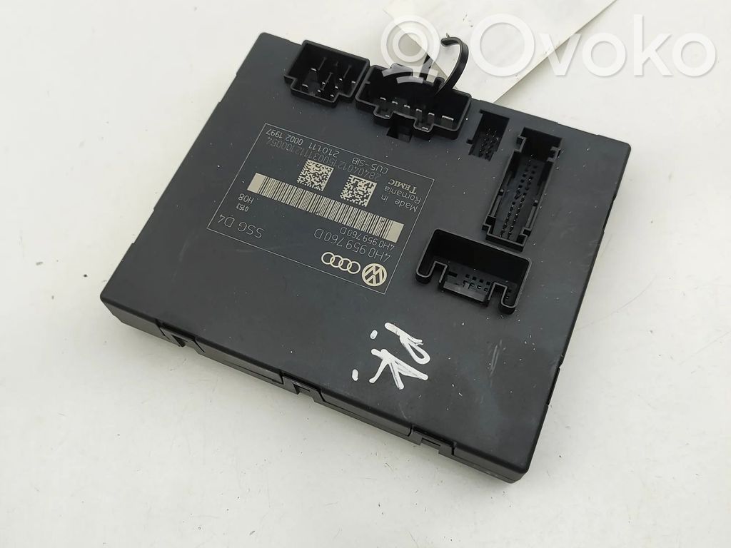 Audi A8 S8 D4 4H Modulo di controllo sedile