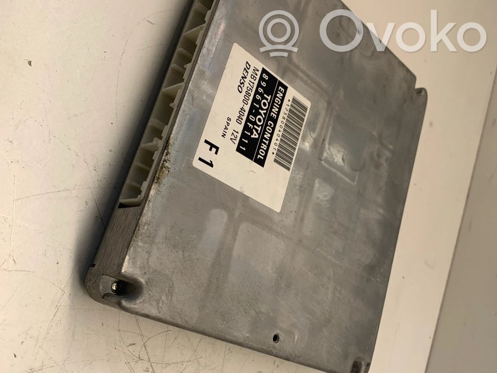 Toyota Corolla Verso AR10 Engine control unit/module 