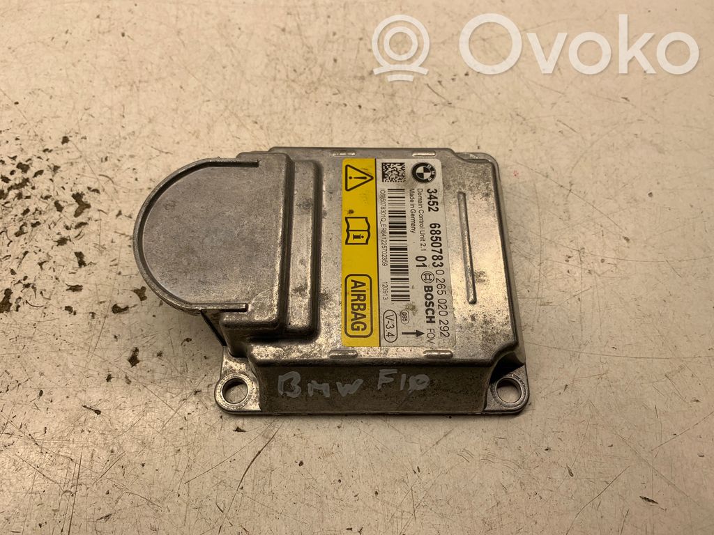 BMW 5 F10 F11 Sterownik / Moduł Airbag 