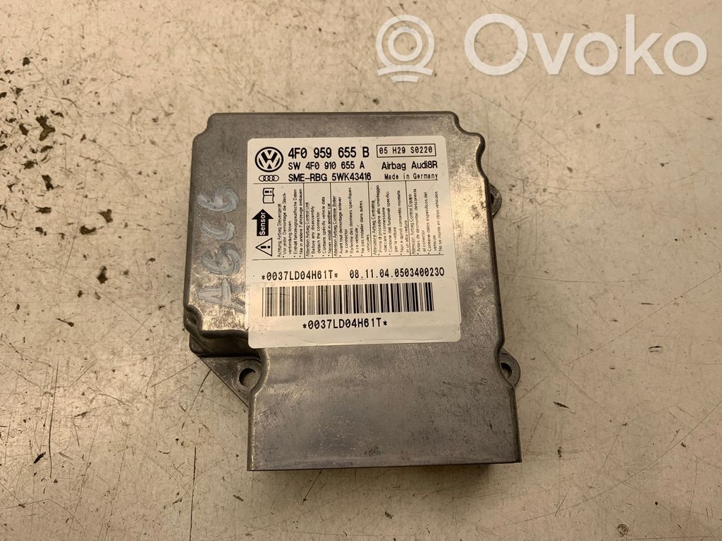 Airbag control unit/module   4F0959655B,4F0910655A,0037LD04H61T