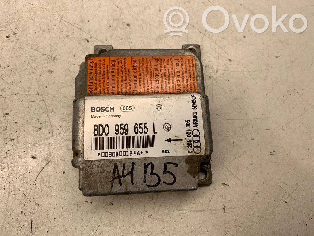 Audi A4 S4 B5 8D Airbagsteuergerät 