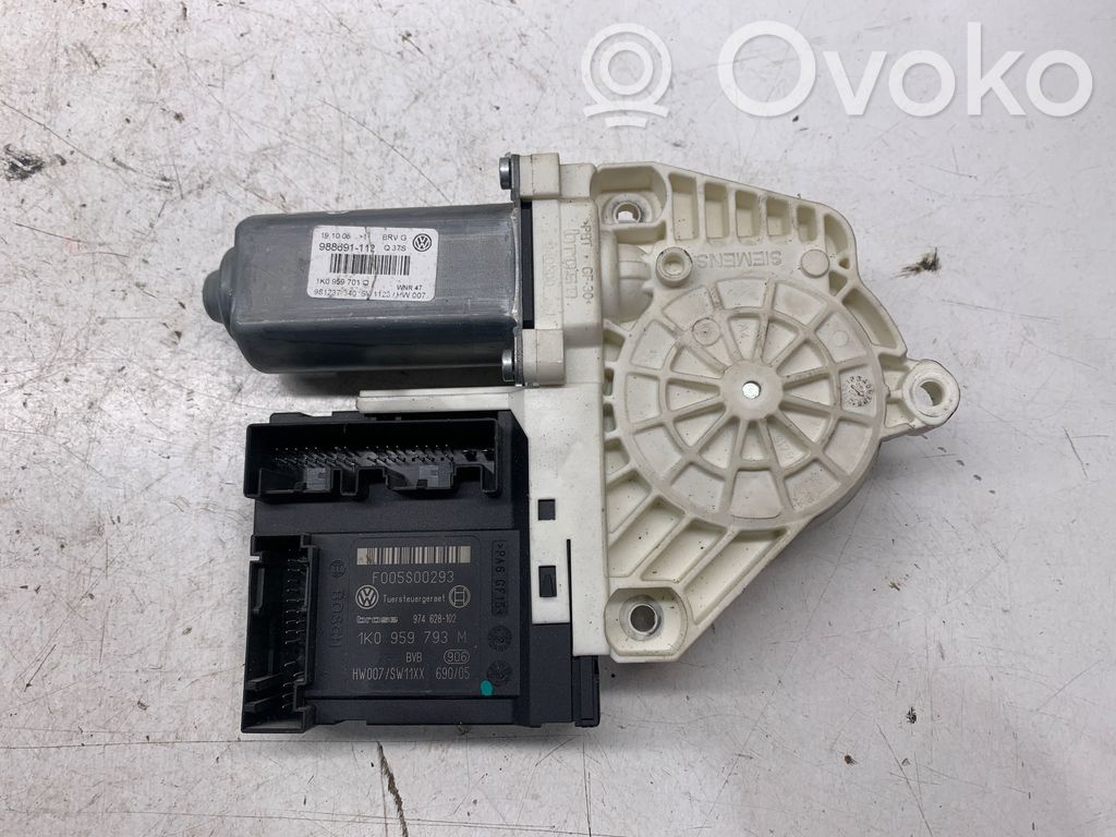 Volkswagen PASSAT B6 Elektryczny podnośnik szyby drzwi przednich 