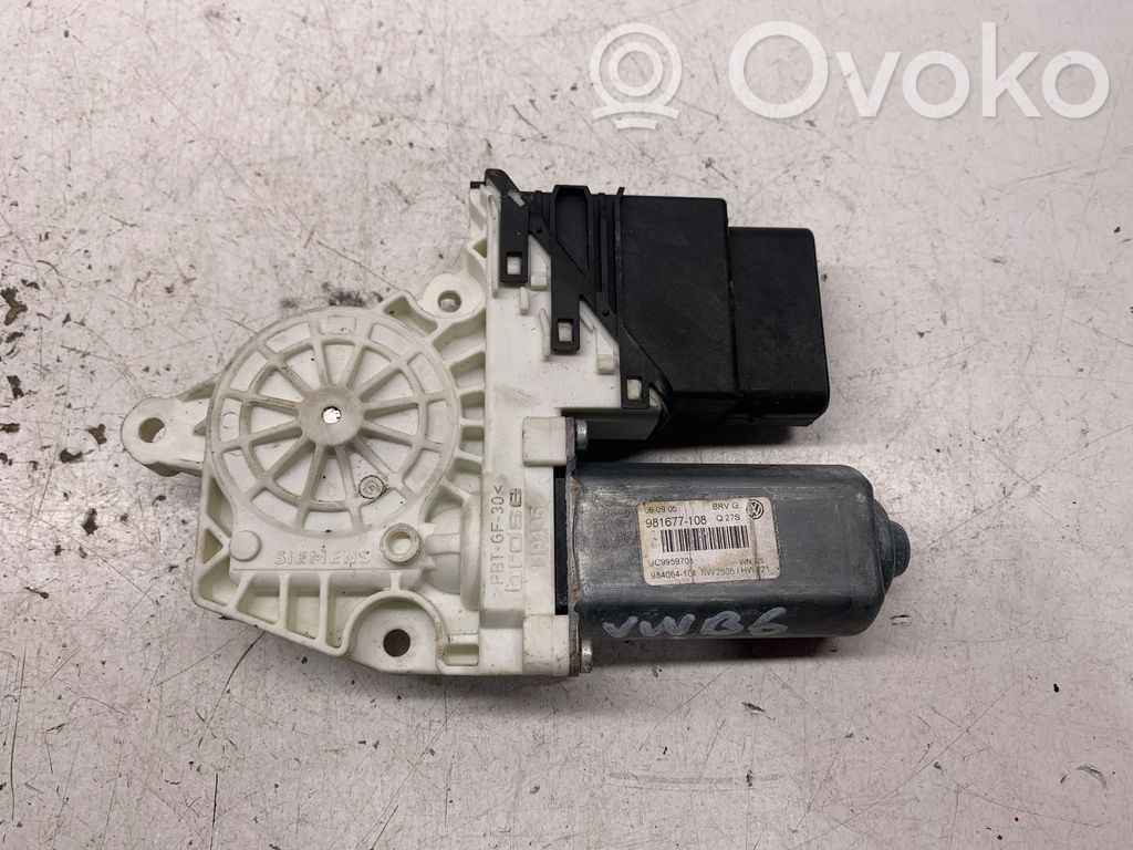 Volkswagen PASSAT B6 Silniczek podnoszenia szyby drzwi tylnych 