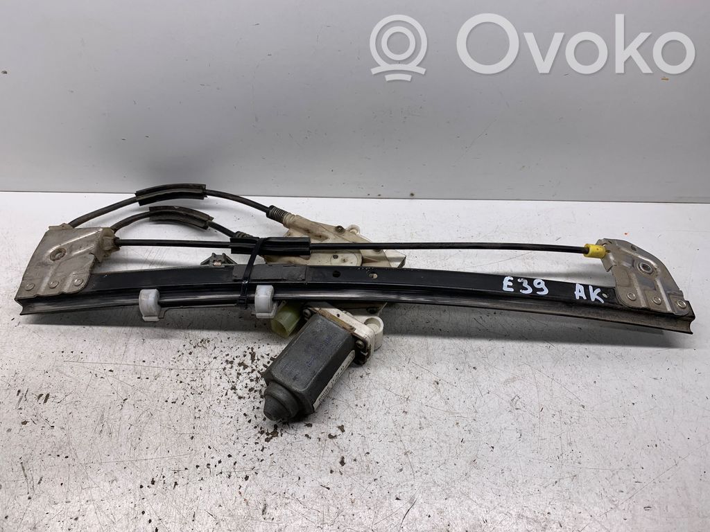 BMW 5 E39 Rear door window regulator with motor 