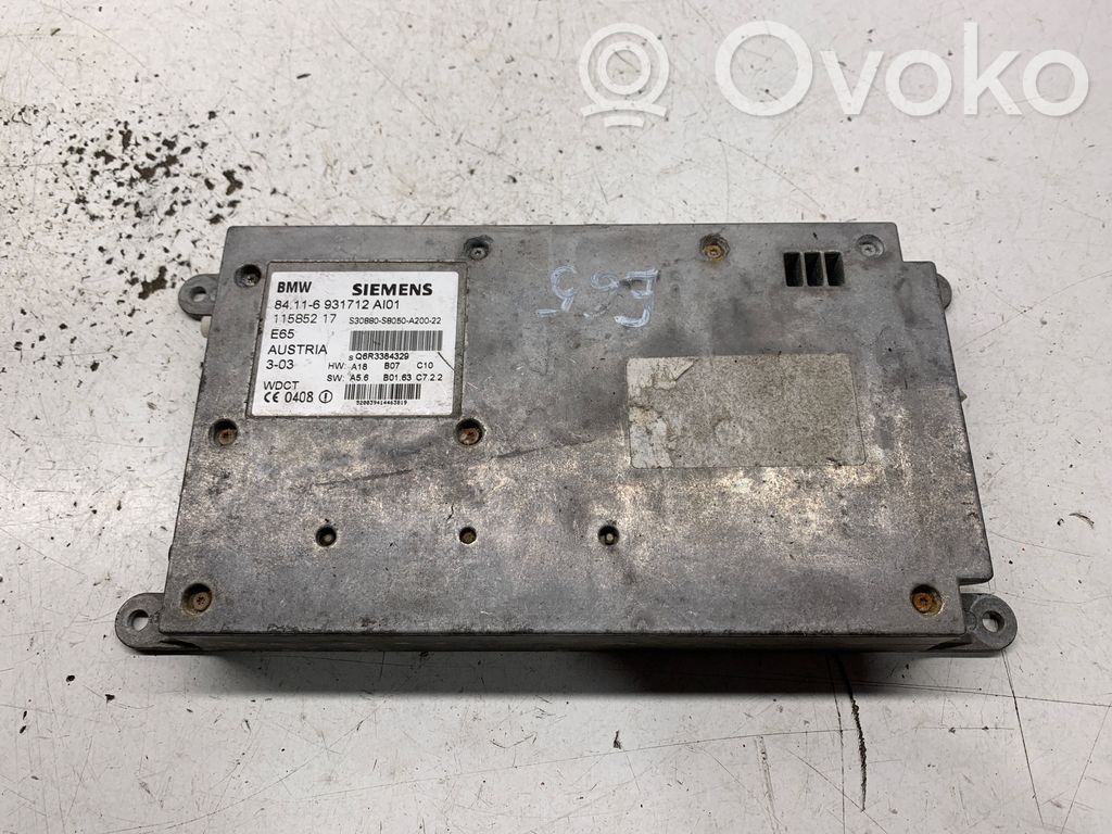 BMW 7 E65 E66 Phone control unit/module 