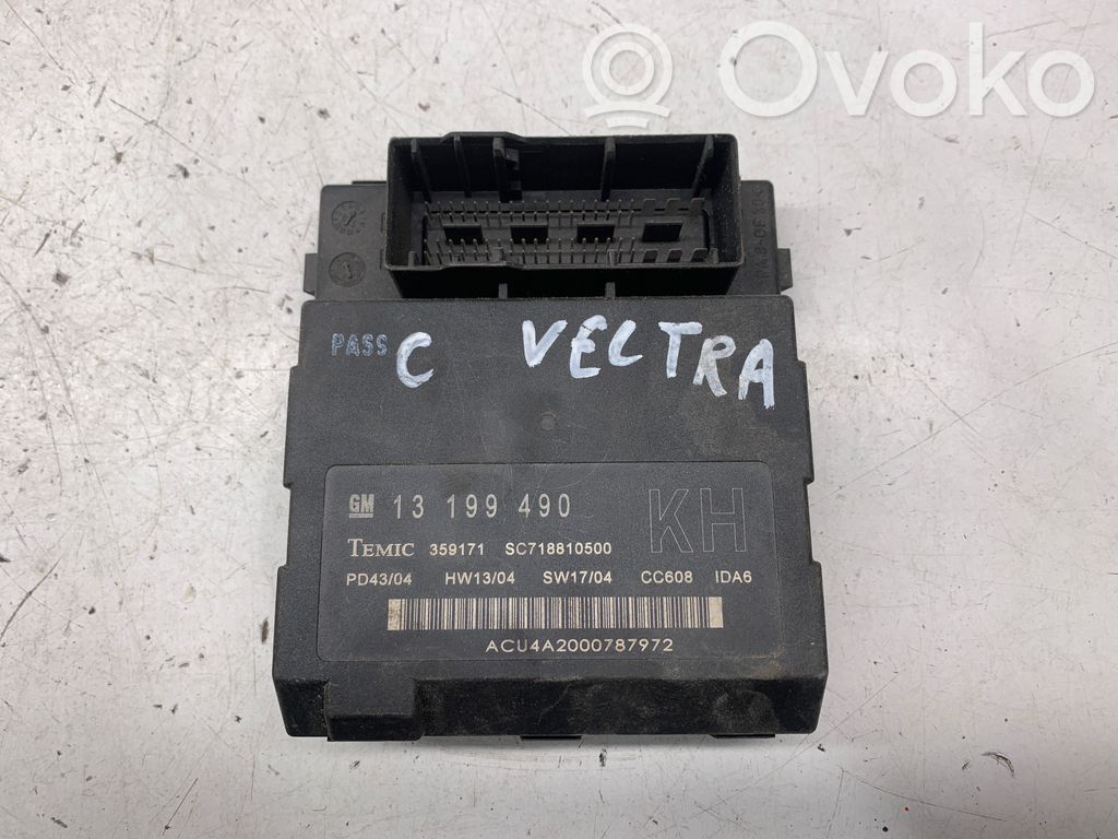Opel Vectra C Mukavuusmoduuli 