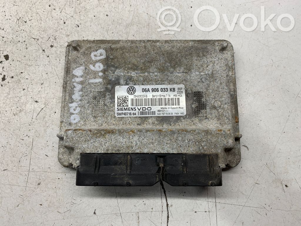 Skoda Octavia Mk2 (1Z) Engine control unit/module 