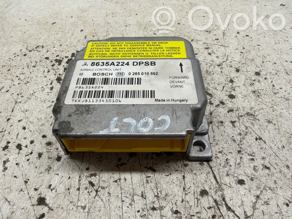 Sterownik / Moduł Airbag   0285010692,8635A224DPSB,P8635A224