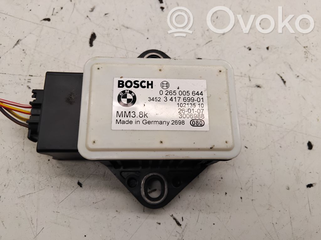 BMW X3 E83 ESP acceleration yaw rate sensor 
