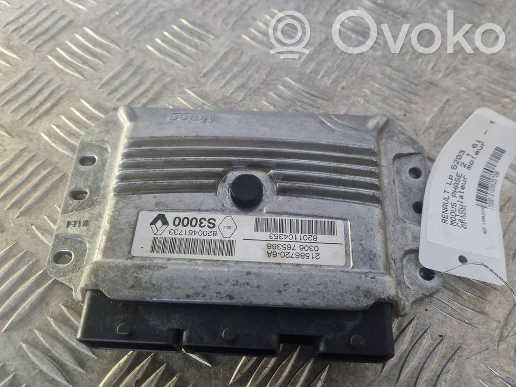 Renault Modus Engine control unit/module 