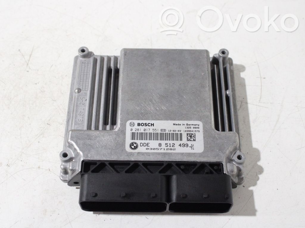 Unidad de control/módulo del motor   8512499,0281017551