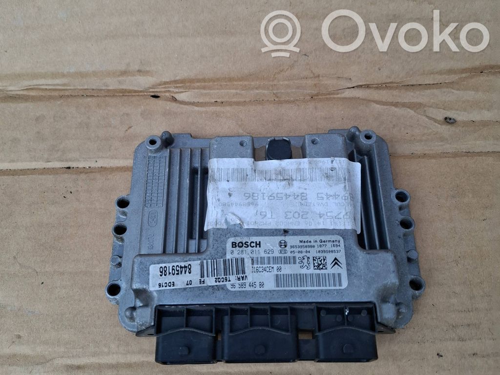 Citroen C4 I Engine control unit/module 