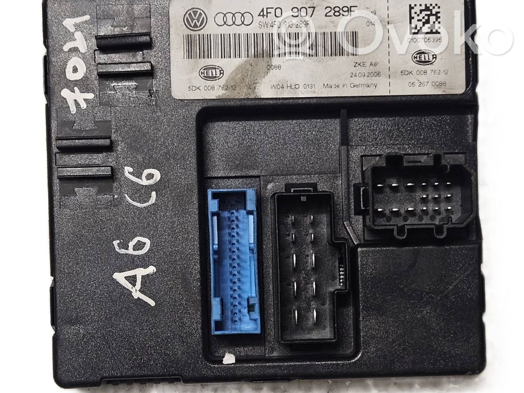 Audi A6 S6 C6 4F Moduł / Sterownik komfortu 