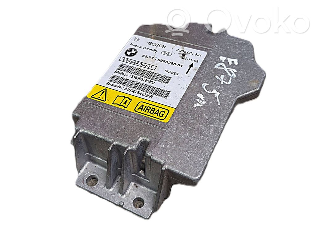 BMW 1 E81 E87 Module de contrôle airbag 
