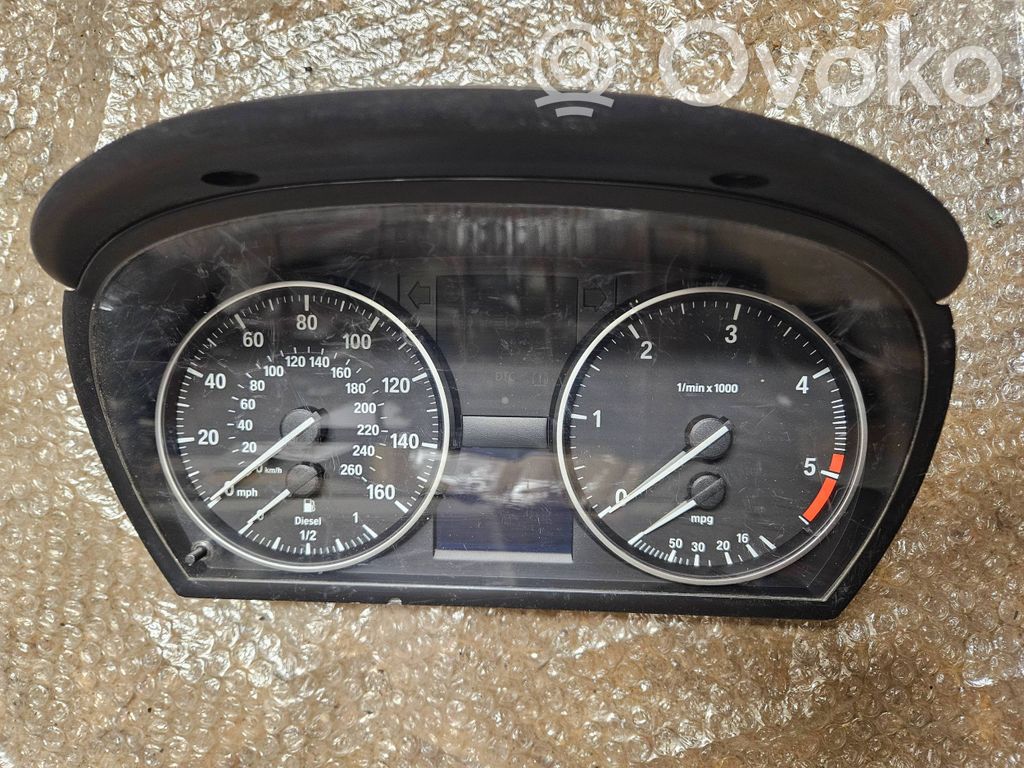 BMW 3 E90 E91 Speedometer (instrument cluster) 