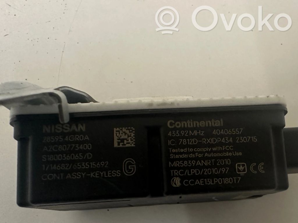 Infiniti Q50 Moduł / Sterownik systemu uruchamiania bezkluczykowego 