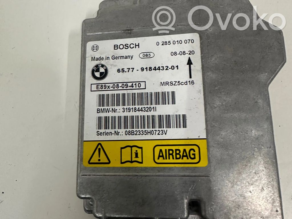 Unidad de control/módulo del Airbag   9184432,0285010070,08B2335H0723V,31918443201I