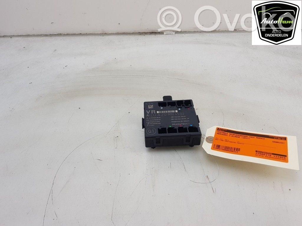 Mercedes-Benz C W204 Centralina/modulo chiusura centralizzata portiere