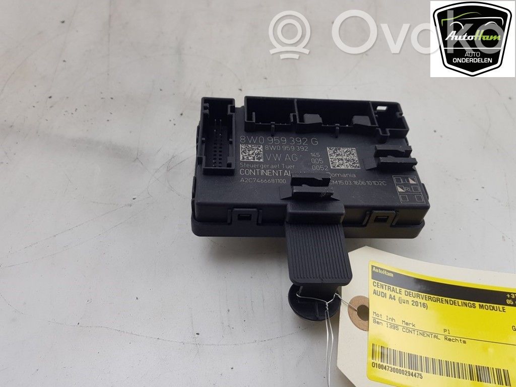Door central lock control unit/module   8W0959392G,8W0959392G