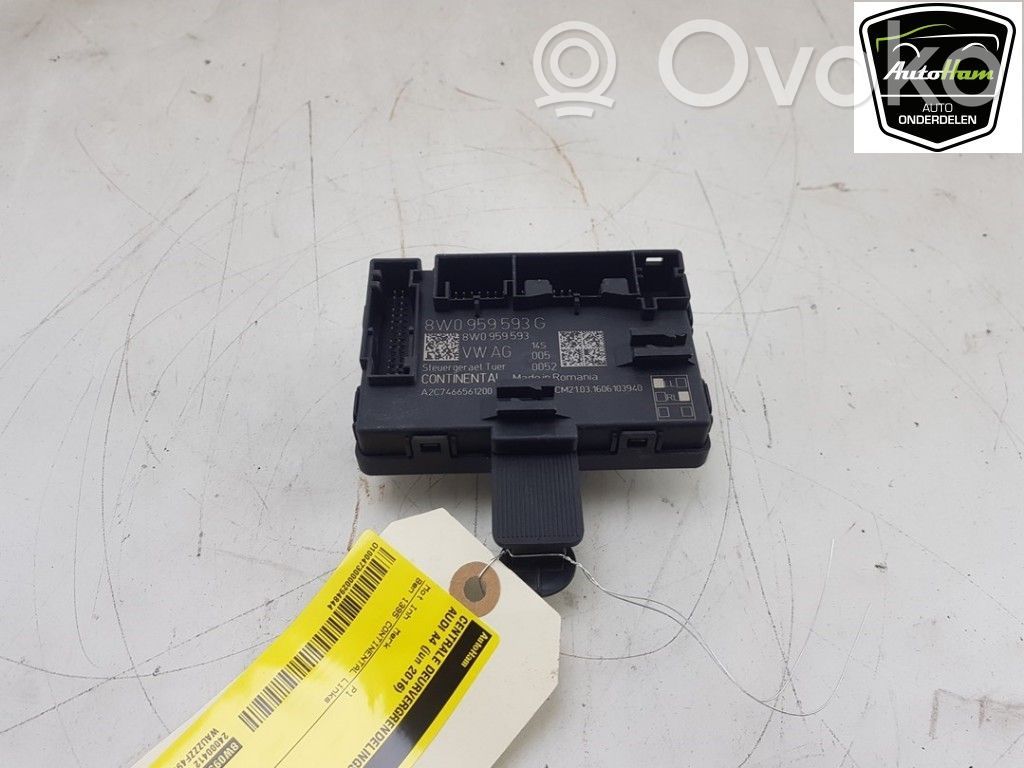 Unidad de control/módulo del bloqueo de puertas   8W0959593G,8W0959593G