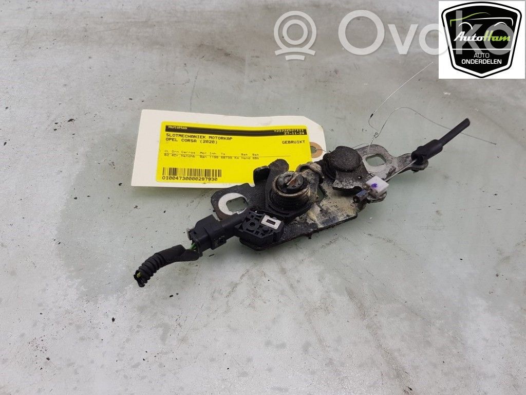 Opel Corsa F Chiusura/serratura vano motore/cofano 