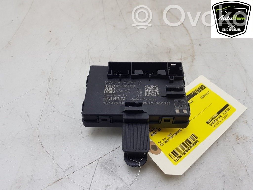 Audi A4 S4 B9 Centralina/modulo chiusura centralizzata portiere 