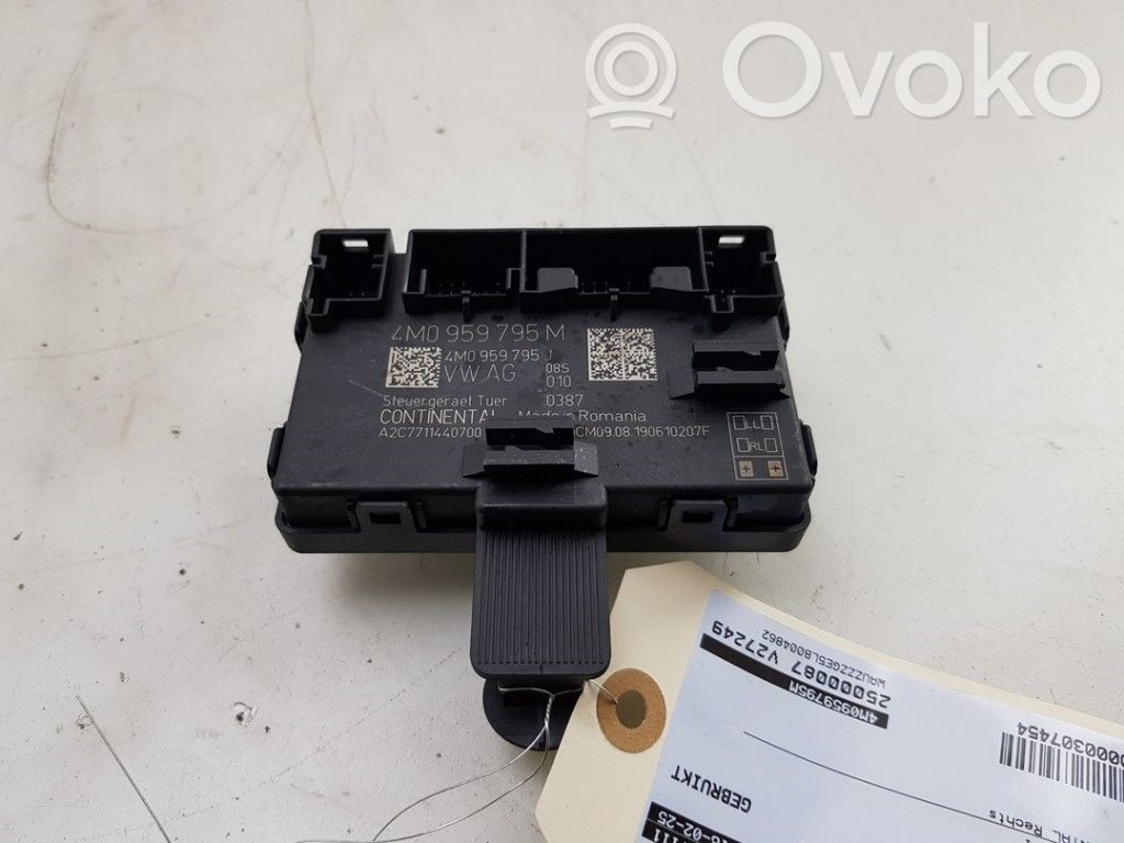 Audi e-tron Door central lock control unit/module 