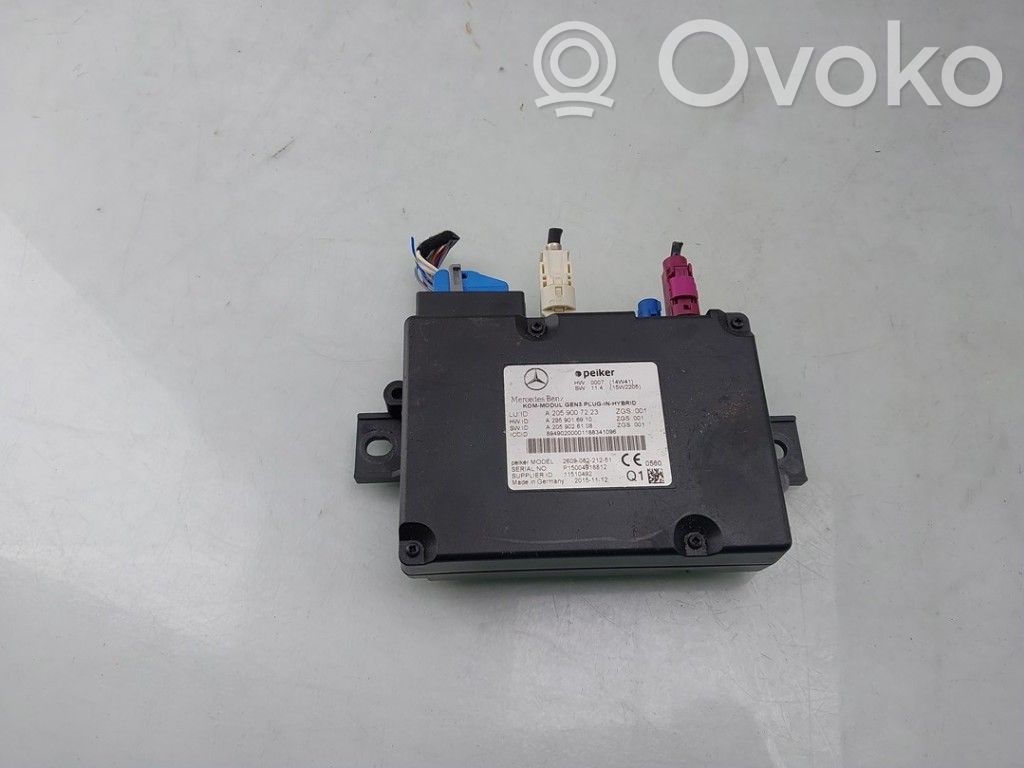 Mercedes-Benz C W205 Unitate/modul control telefon 