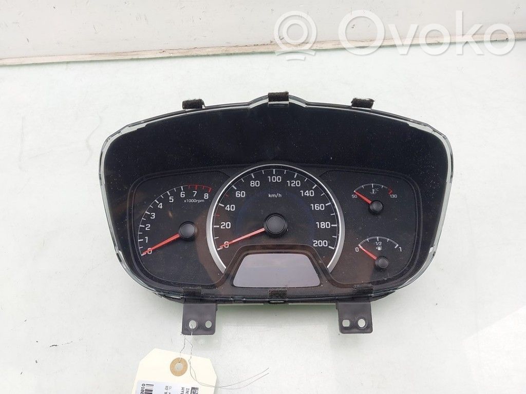 Hyundai i10 Vitezometru (grup de instrumente) 