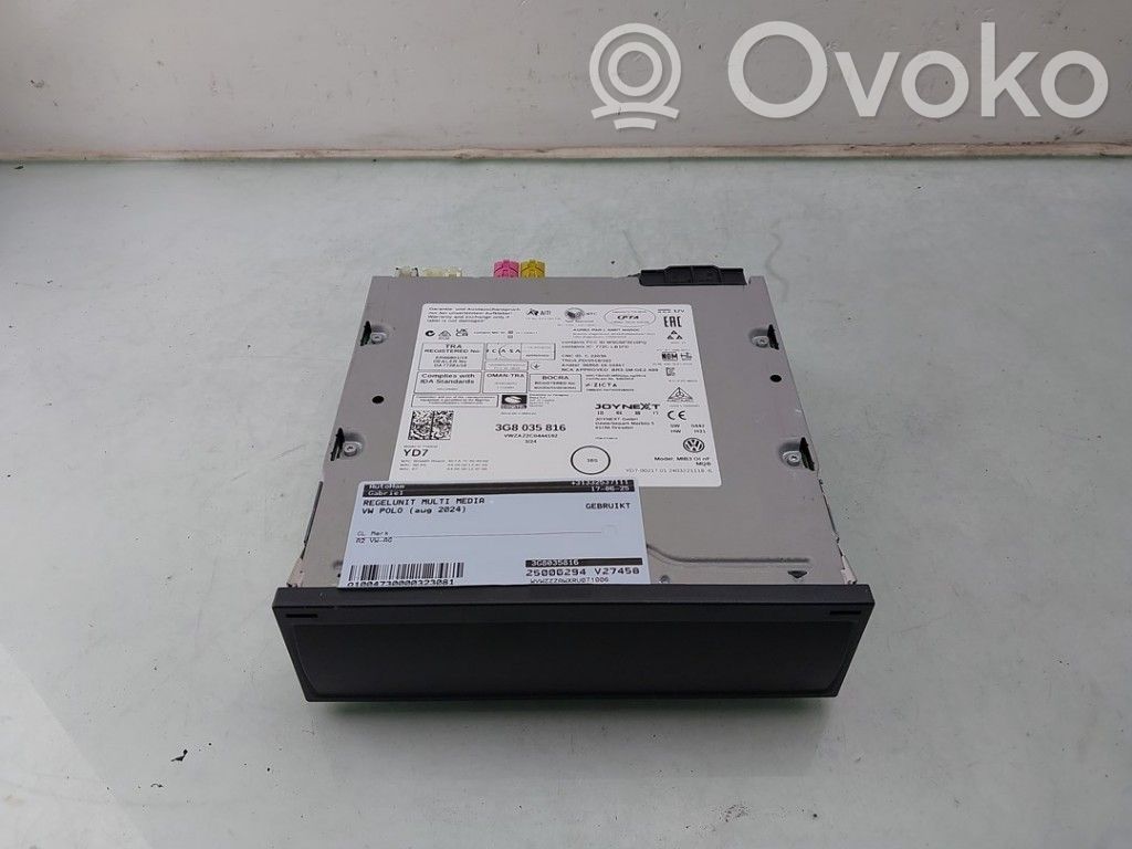 Volkswagen Polo VI Modul comenzi multimedia 
