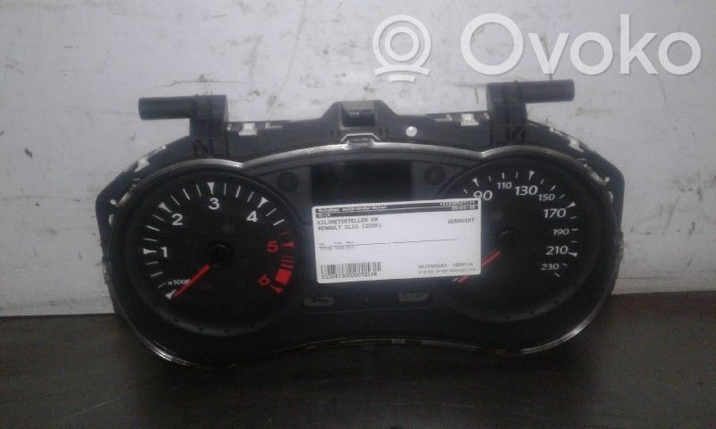 Renault Clio III Speedometer (instrument cluster) 