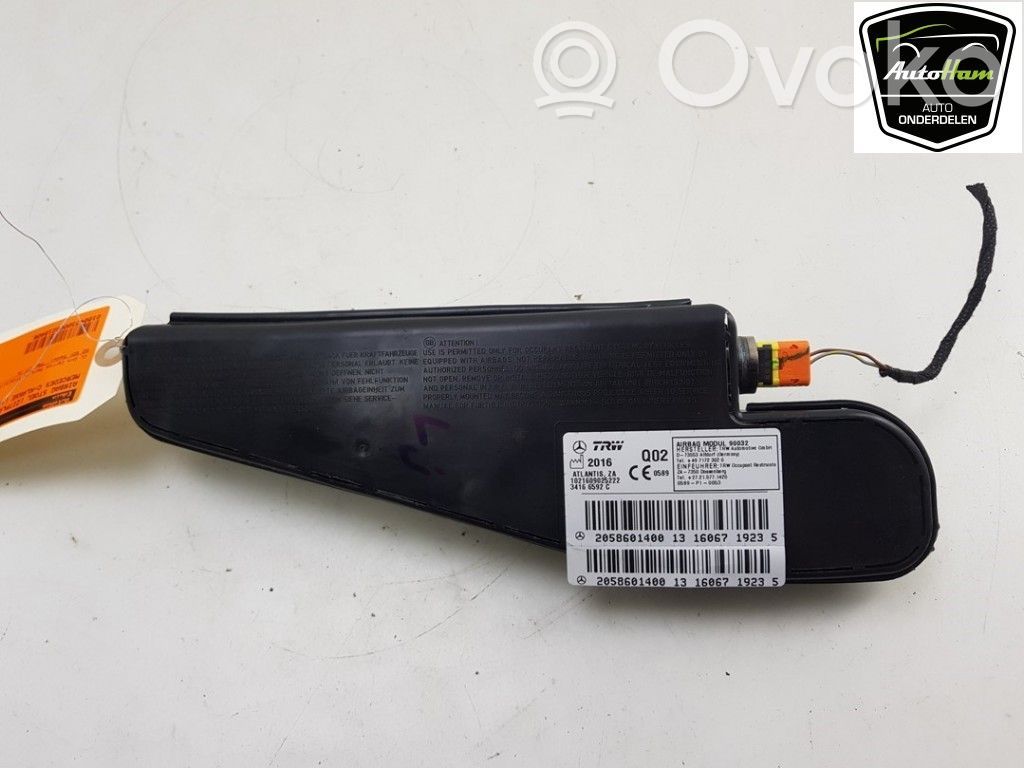 Mercedes-Benz C W205 Poduszka powietrzna Airbag fotela 