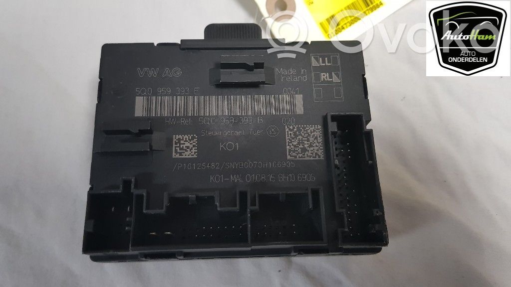 Audi A3 S3 8V Centralina/modulo chiusura centralizzata portiere