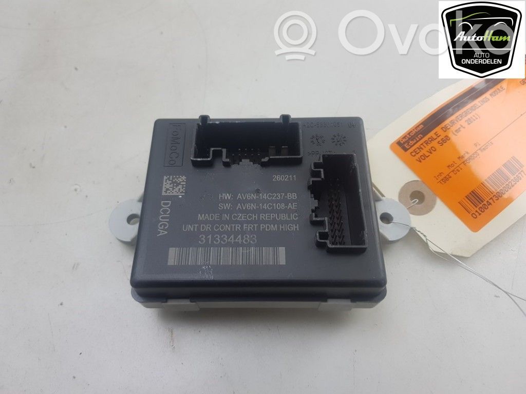 Volvo S60 Unitate/modul de comandă închidere centralizată 
