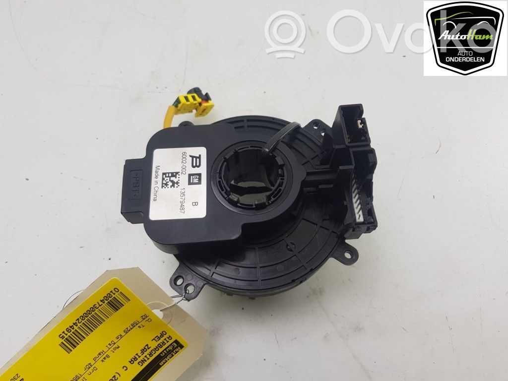 Opel Zafira C Airbag slip ring squib (SRS ring) 