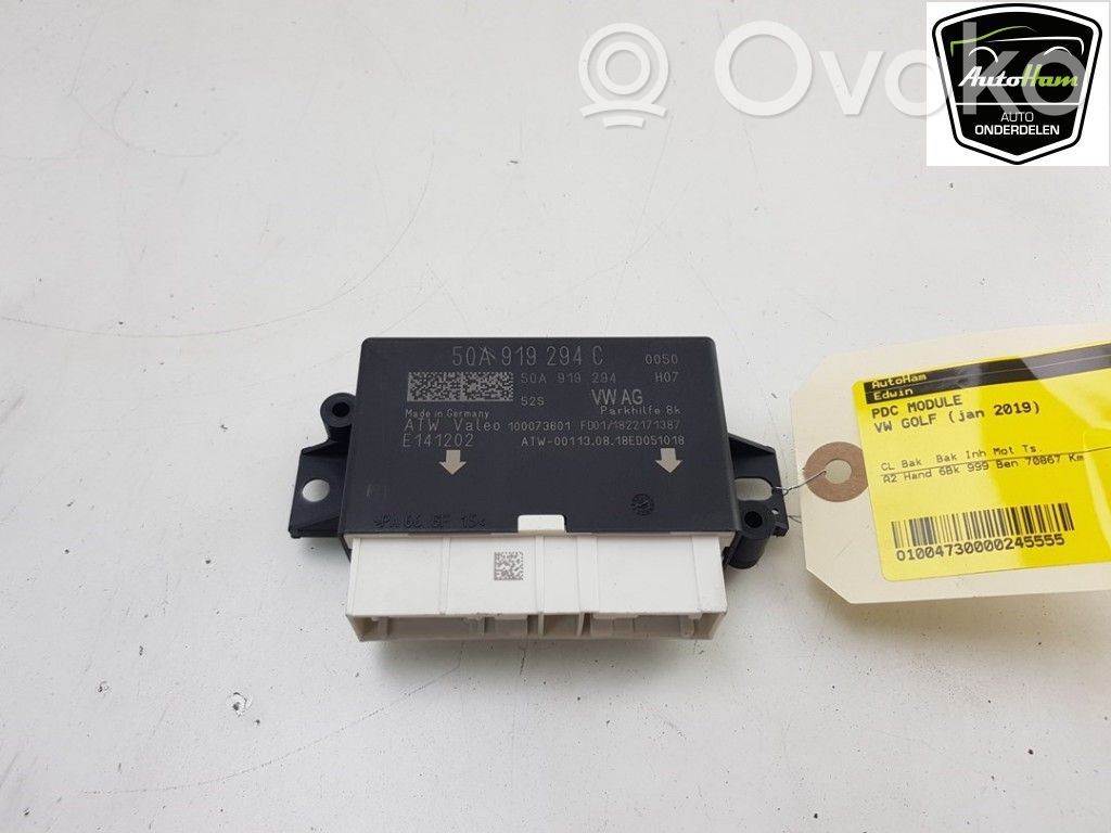 Volkswagen Golf VII Unité de commande, module PDC aide au stationnement