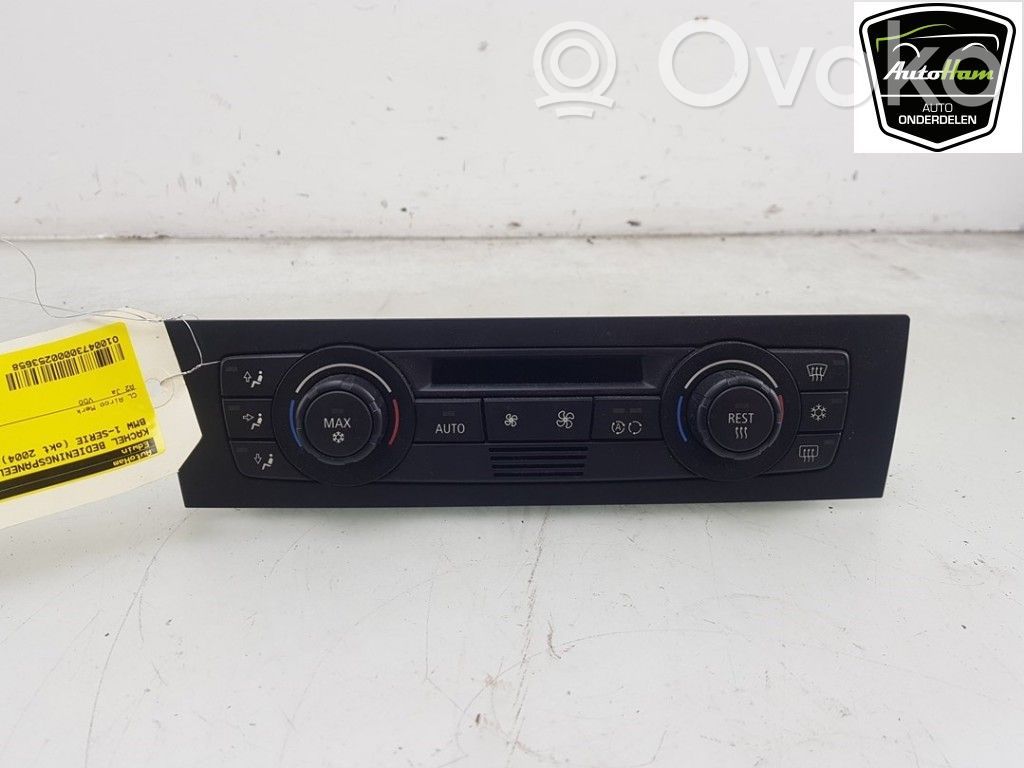 BMW 1 E81 E87 Climate control unit 