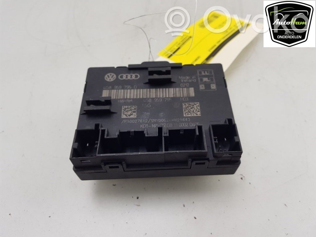 Door central lock control unit/module   4G8959795D,4G8959795D
